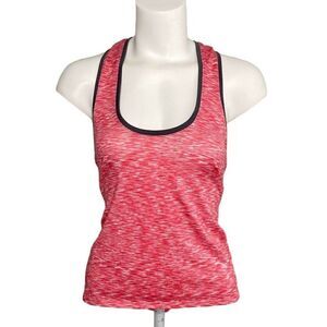 SO Pink Space Dye Athletic Scoop Neck Racerback‎ Tank Top Sz Medium